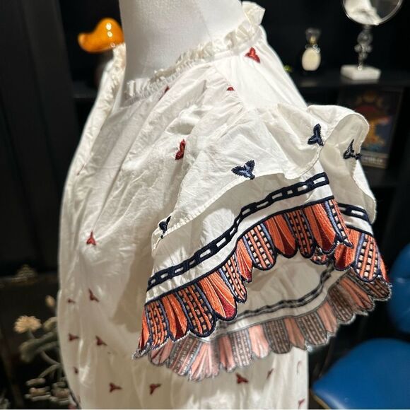 Marie Oliver Gia Embroidered Dress Size Small - Picture 5 of 12